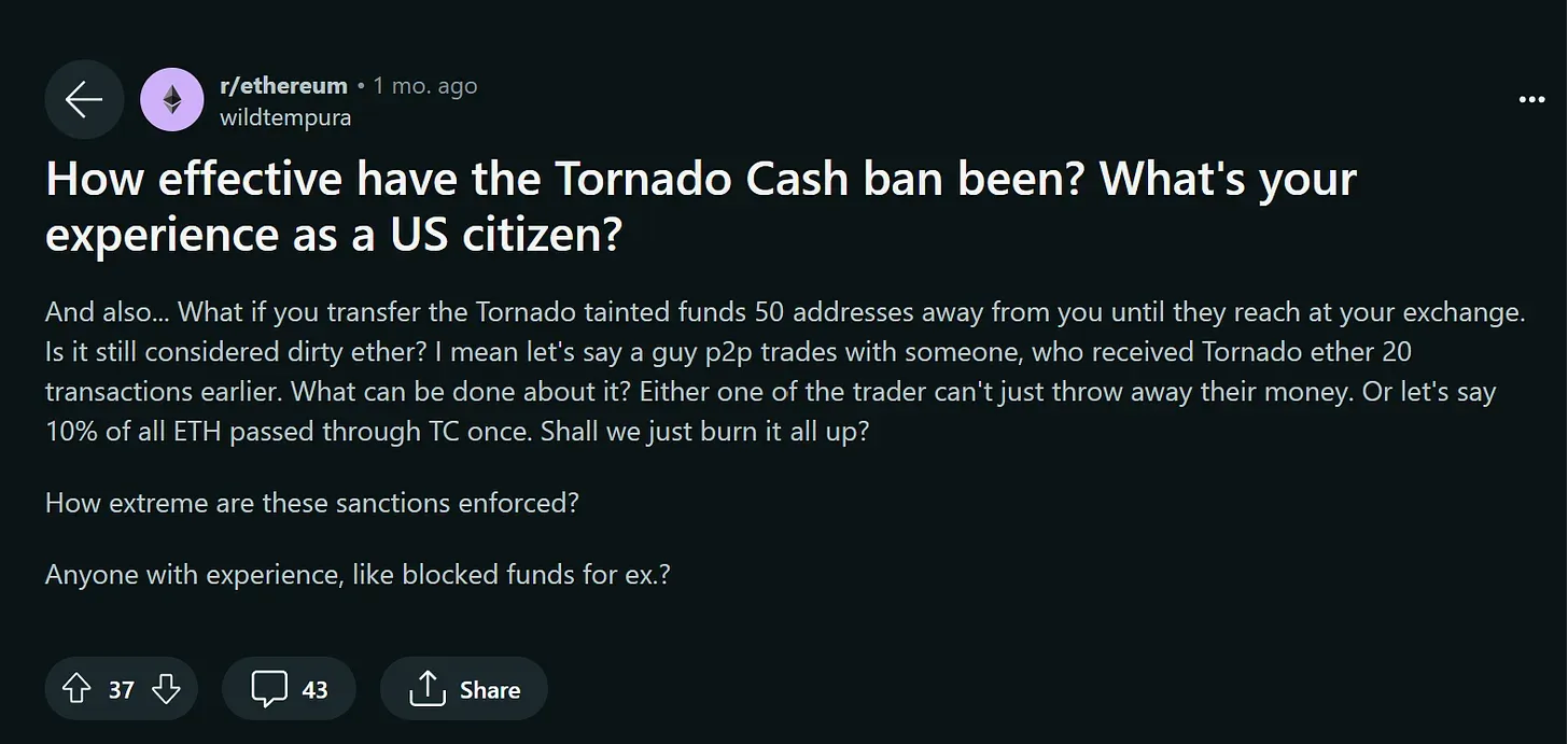 tonado cash ban thread