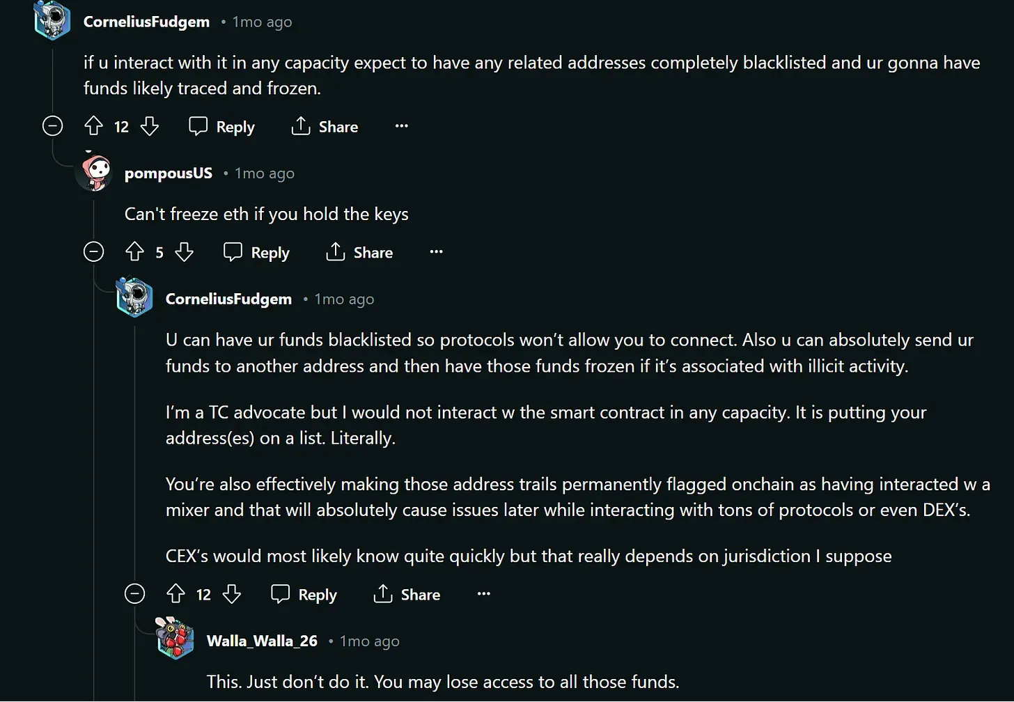 tonado cash ban thread